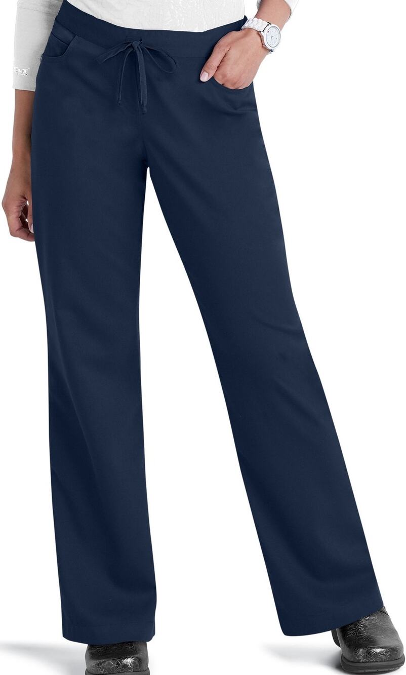 Grey's Anatomy Collection Classic 5 Pocket Drawstring Scrub Pants Blue M